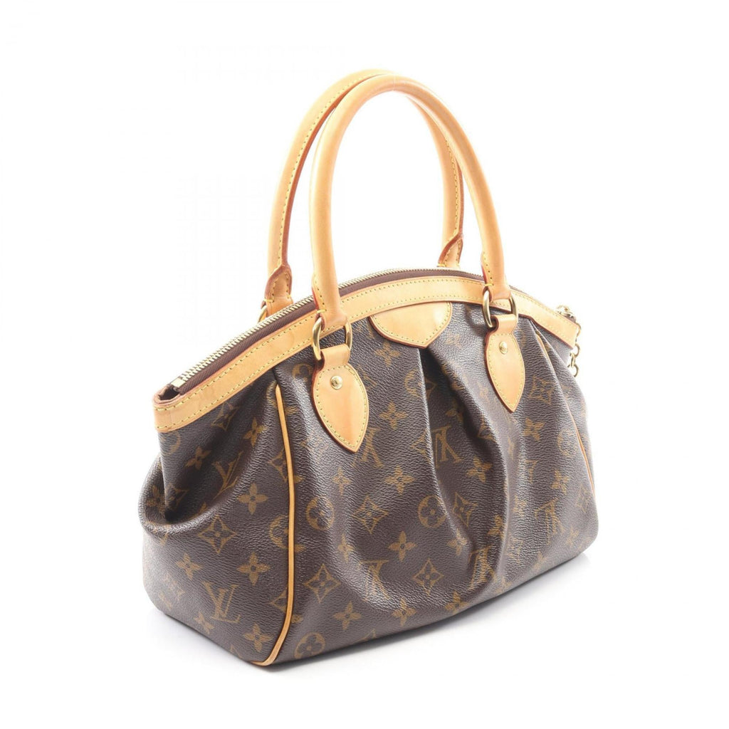 Louis Vuitton Brown Coated Canvas Leather Handbag (Pre-Owned)