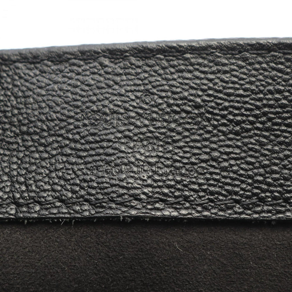 Louis Vuitton Black Leather Handbag (Pre-Owned)
