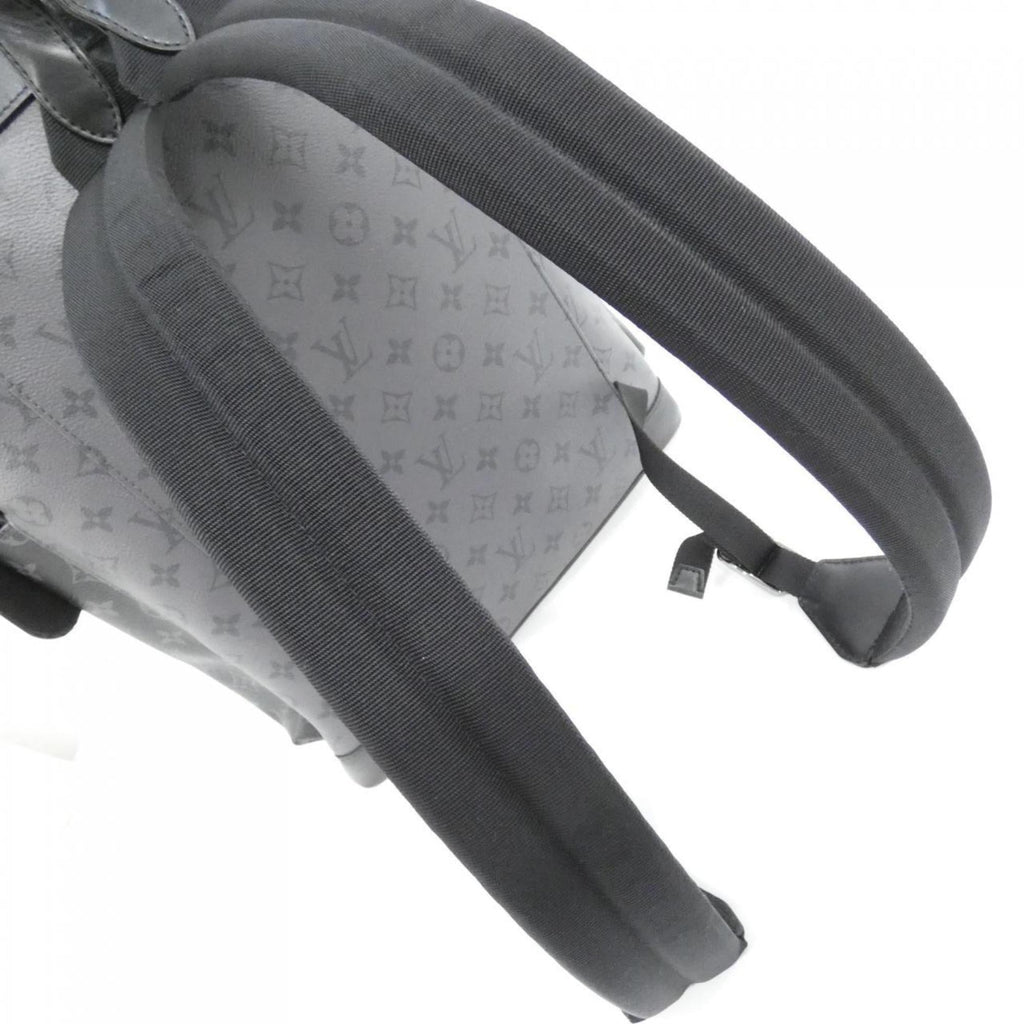 Louis Vuitton Black Coated Canvas Backpack (Pre-Owned)