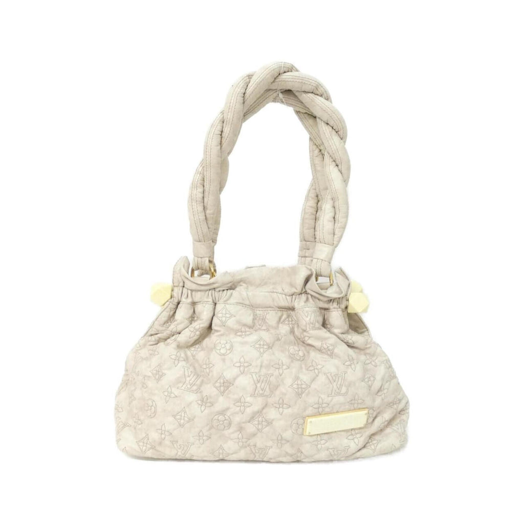 Louis Vuitton Beige Leather Shoulder Bag (Pre-Owned)