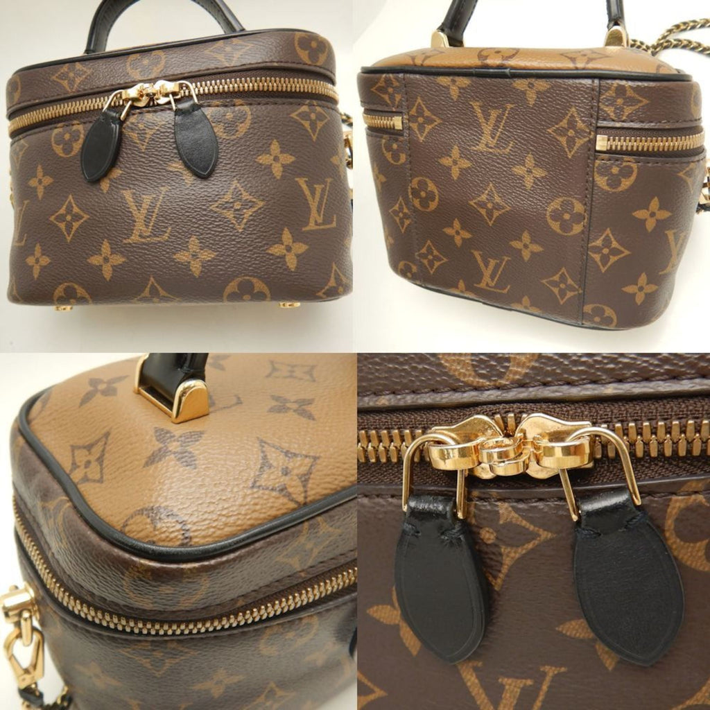 Louis Vuitton Brown Pvc Shoulder Bag Vanity Bag (Pre-Owned)