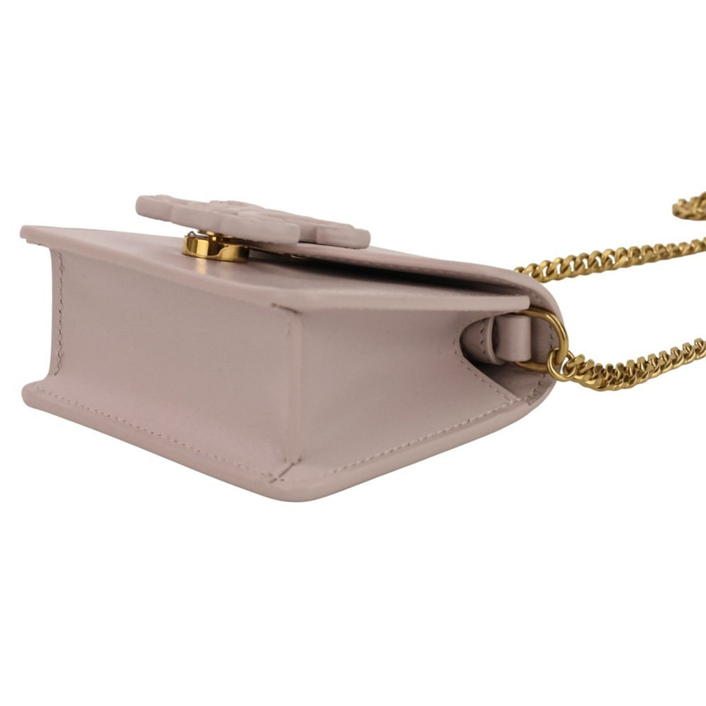 Triomphe Envelope Wallet on Chain Leather