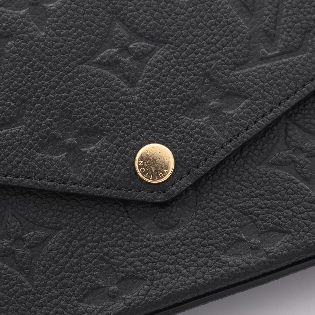 Louis Vuitton Black Monogram Empreinte Pochette Pouch Shoulder Bag (Pre-Owned)