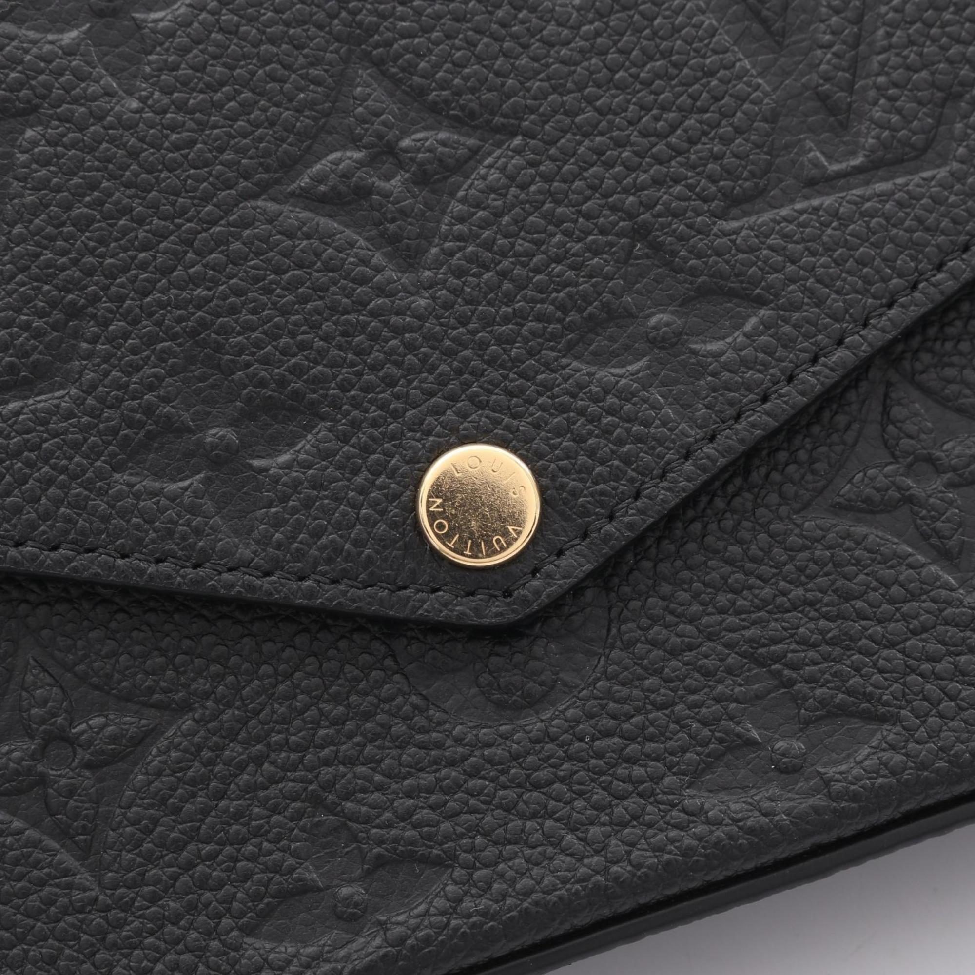 Louis Vuitton Black Monogram Empreinte Pochette Pouch Shoulder Bag (Pre-Owned)