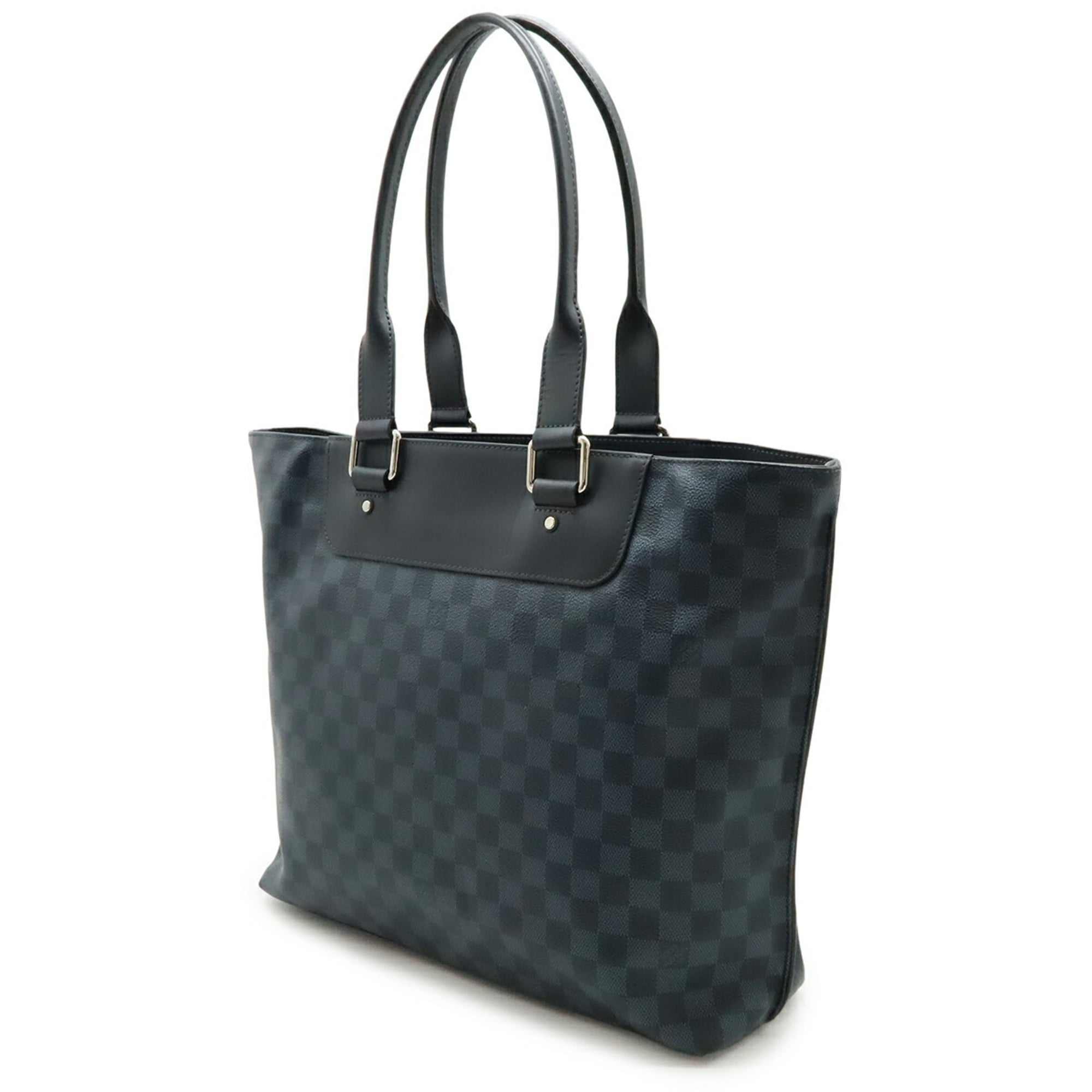 Louis Vuitton Damier Cobalt Black Blue Pvc Shoulder Bag Tote Bag (Pre-Owned)