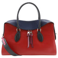 Louis Vuitton Navy Red Color Epi Leather Handbag Tote Bag (Pre-Owned)