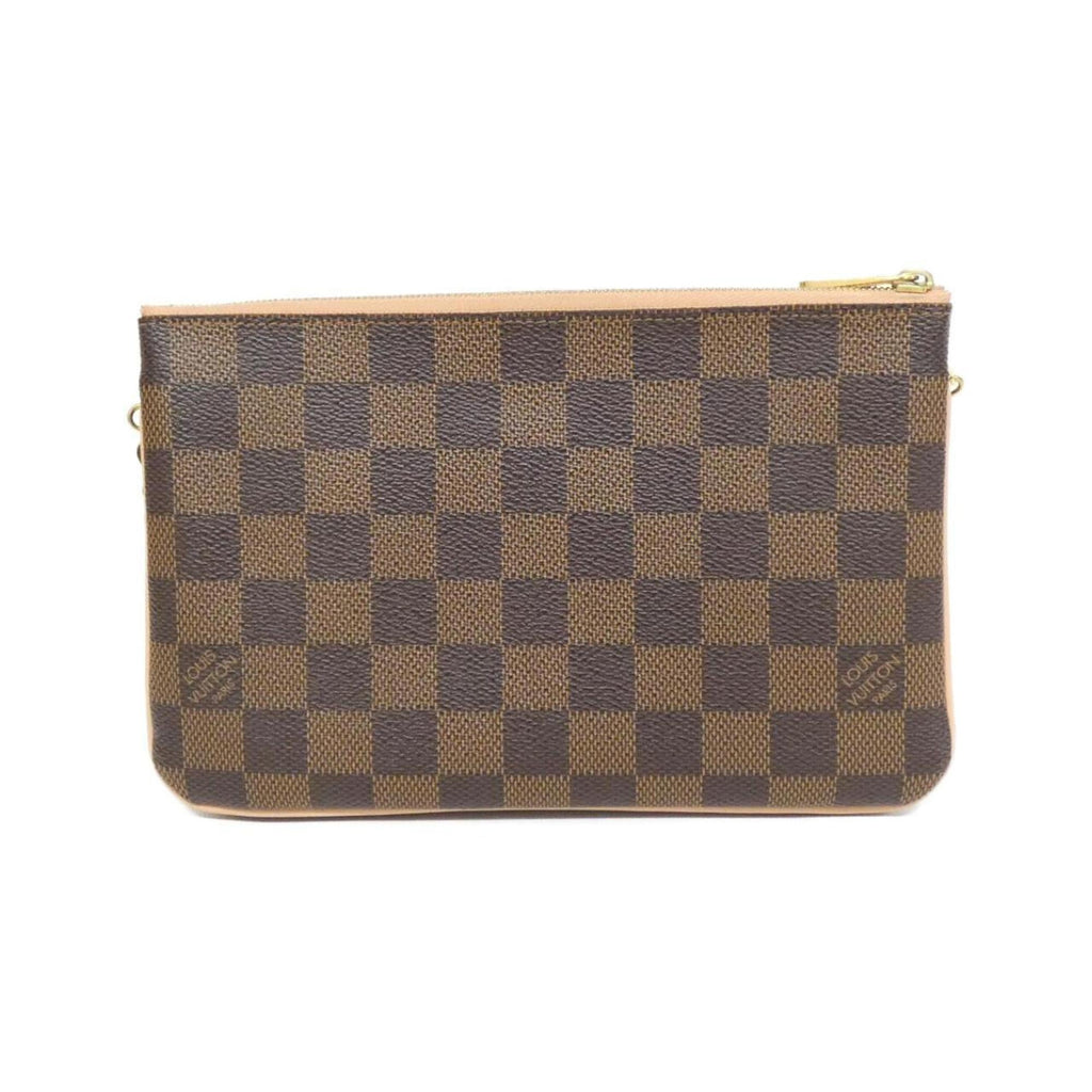 Louis Vuitton Ebene Coated Canvas Pochette Shoulder Bag (Pre-Owned)
