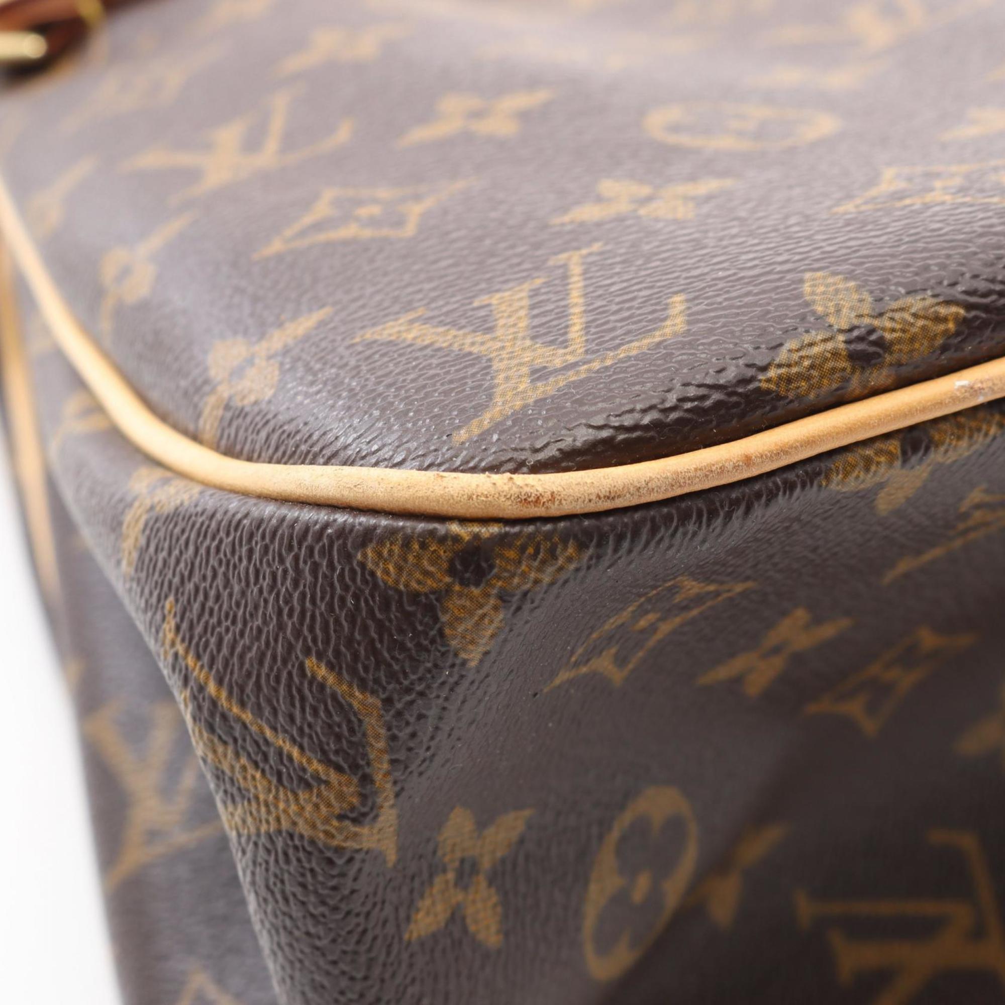 Louis Vuitton Brown Monogram Coated Canvas Shoulder Bag (Pre-Owned)