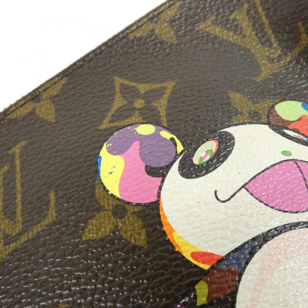 Louis Vuitton Monogram Panda Marron Coated Canvas Pochette (Pre-Owned)