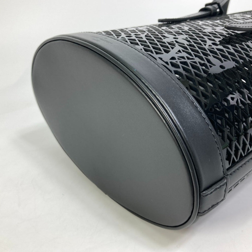 Louis Vuitton Black Noir Monogram Plastic Shoulder Bag (Pre-Owned)