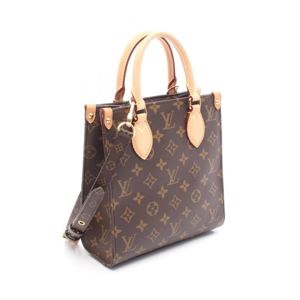 Louis Vuitton Brown Coated Canvas Leather Handbag (Pre-Owned)