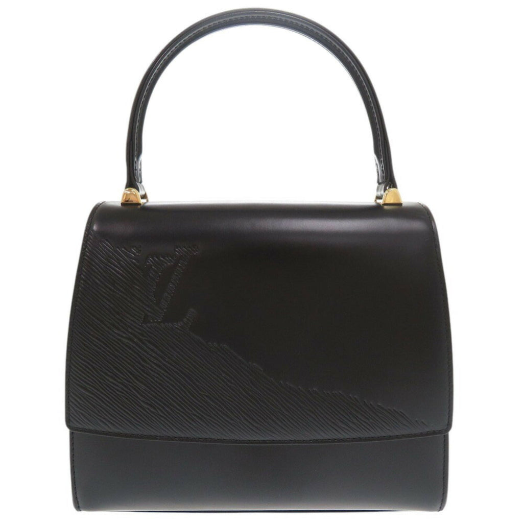 Louis Vuitton Black Leather Handbag (Pre-Owned)