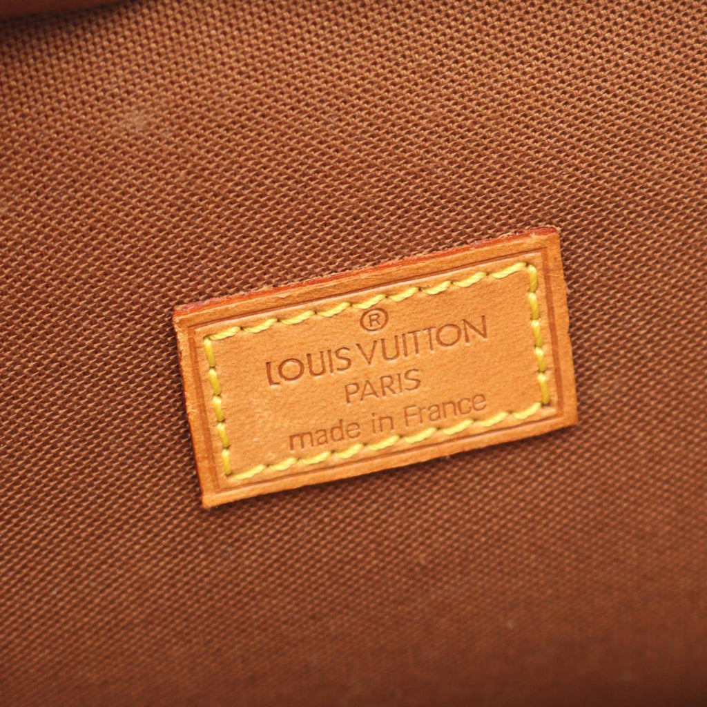 Louis Vuitton Monogram Brown Coated Canvas Leather Handbag (Pre-Owned)