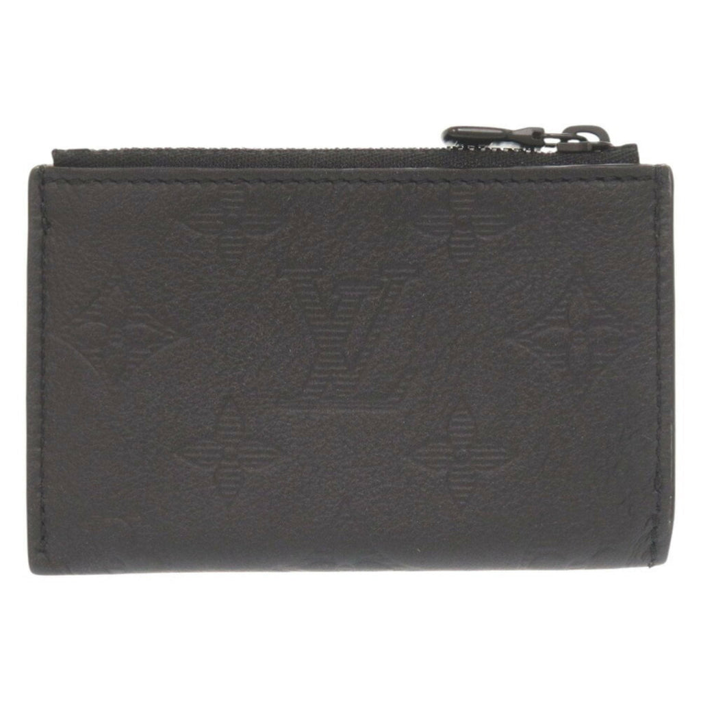Louis Vuitton Black Monogram Shadow Coin Purse/Coin Case (Pre-Owned)