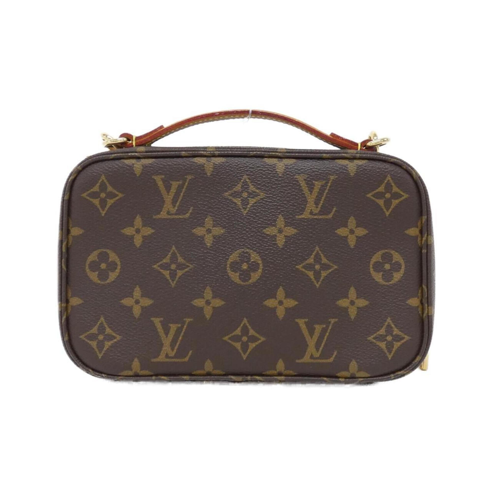 Louis Vuitton Marron Coated Canvas Shoulder Bag (Pre-Owned)
