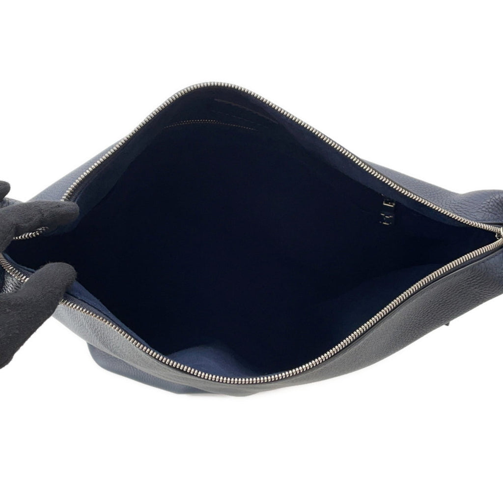 Louis Vuitton Navy Leather Shoulder Bag (Pre-Owned)