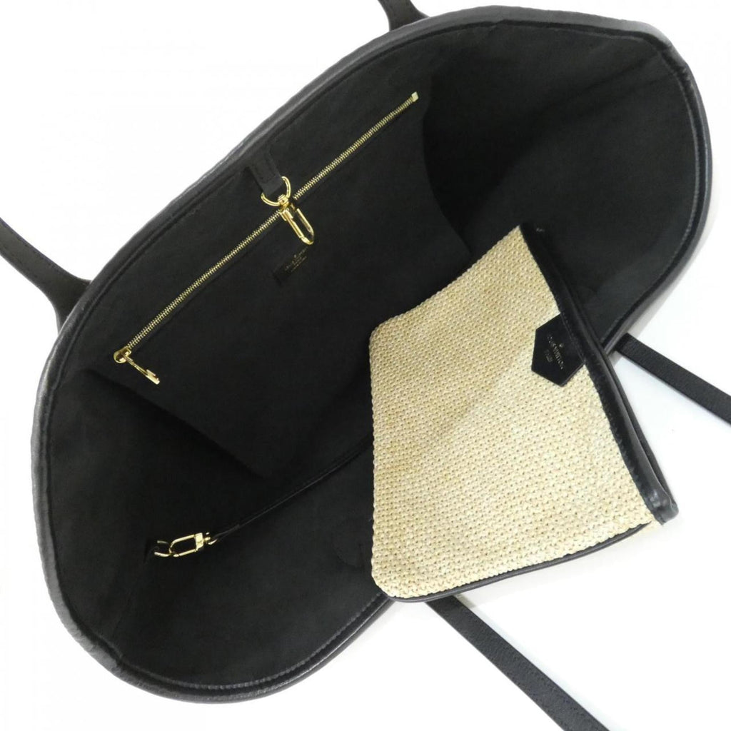 Louis Vuitton Black Raffia Handbag (Pre-Owned)