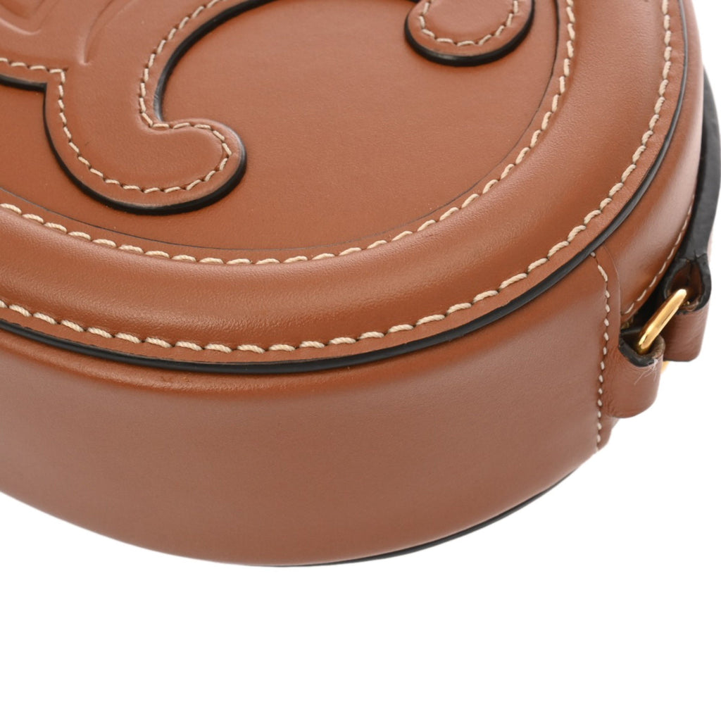 Triomphe Oval Crossbody Bag Leather