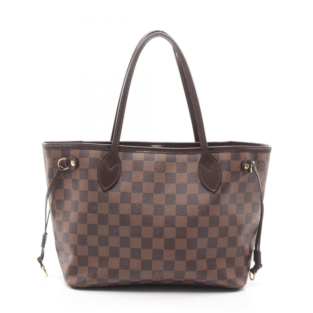 Louis Vuitton Brown Ebene Coated Canvas Leather Tote Bag (Pre-Owned)