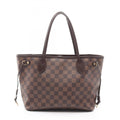 Louis Vuitton Brown Ebene Coated Canvas Leather Tote Bag (Pre-Owned)