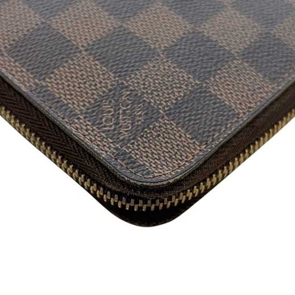 Louis Vuitton Brown Damier Canvas Ebene Damier Canvas Long Wallet (Bi-Fold) (Pre-Owned)