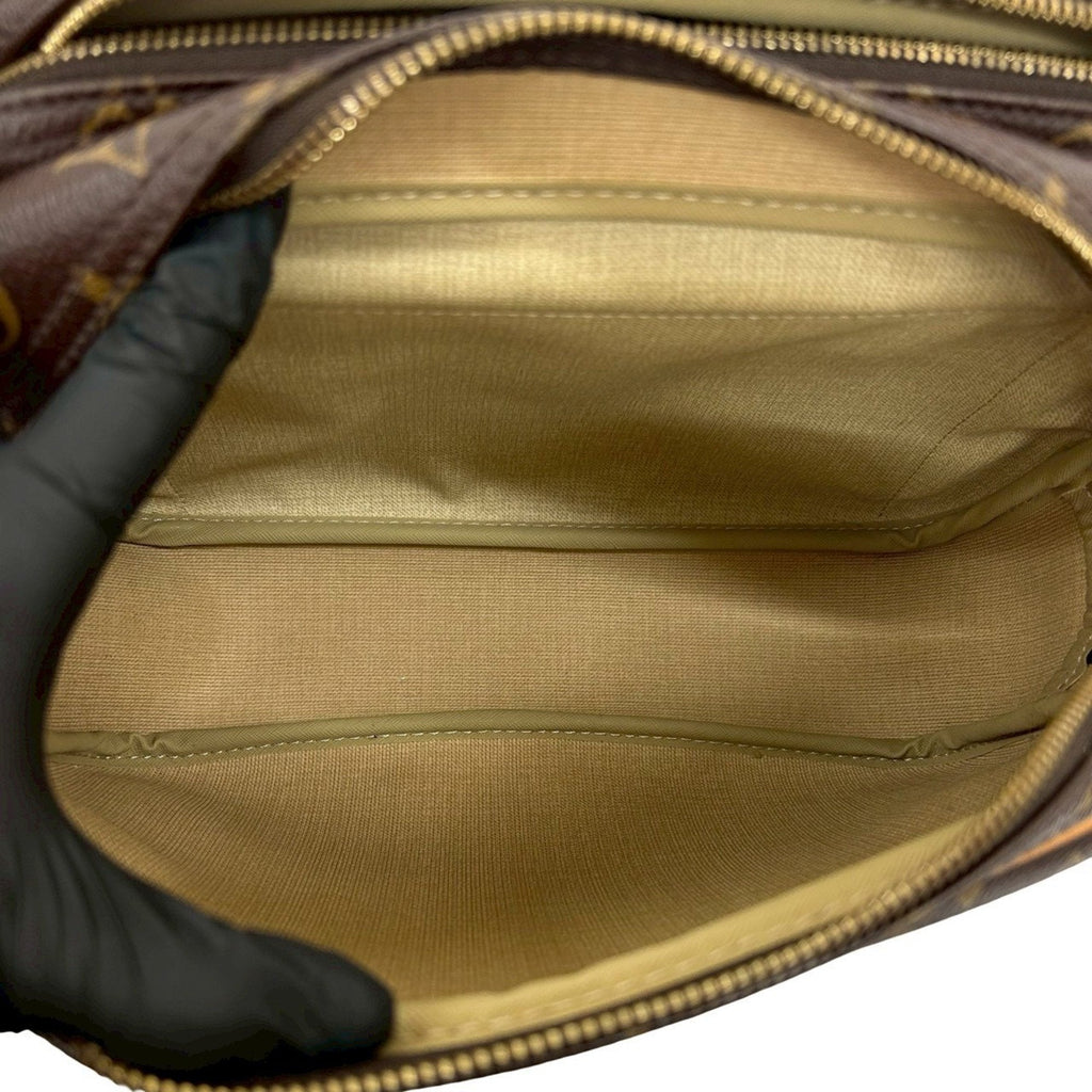 Louis Vuitton Brown Leather Pvc Pochette Shoulder Bag (Pre-Owned)