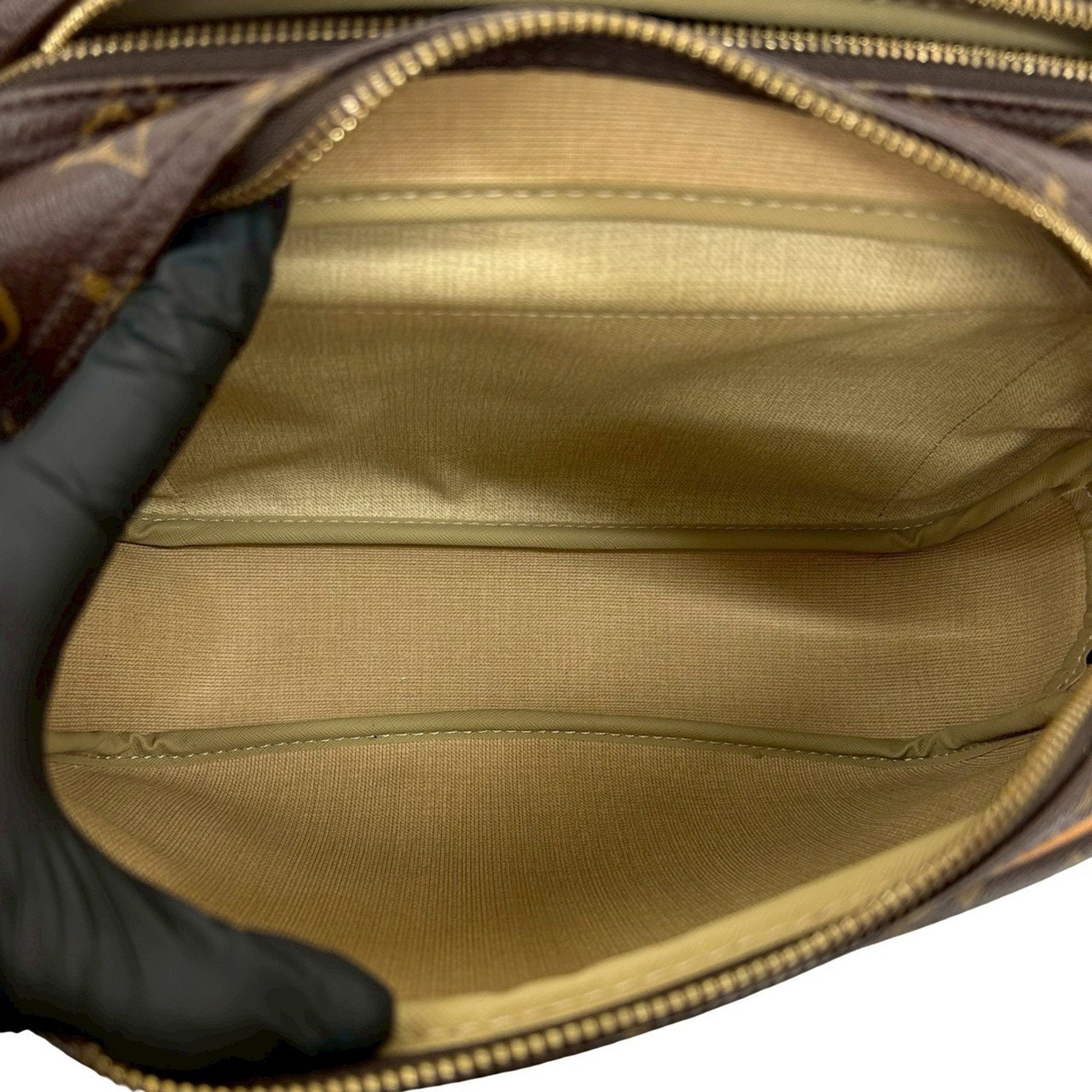 Louis Vuitton Brown Leather Pvc Pochette Shoulder Bag (Pre-Owned)