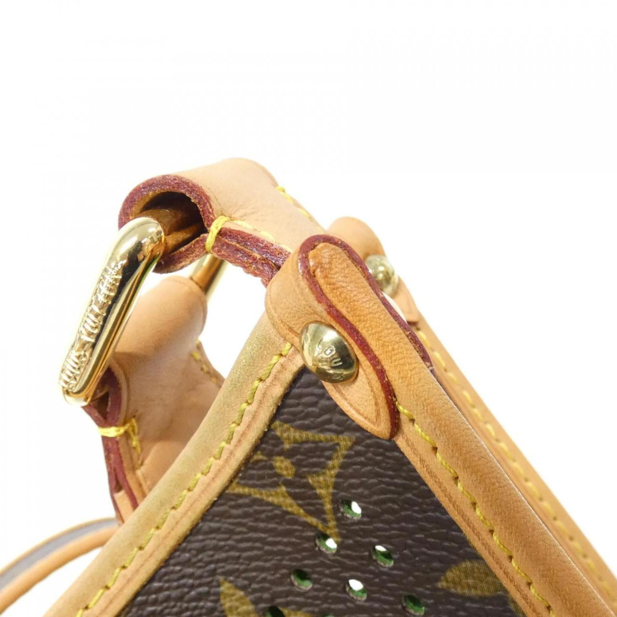 Louis Vuitton Brown Coated Canvas Shoulder Bag (Pre-Owned)