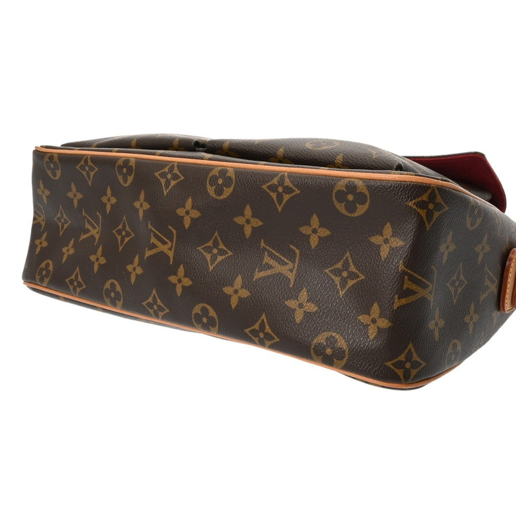 Louis Vuitton Brown Monogram Canvas Shoulder Bag (Pre-Owned)