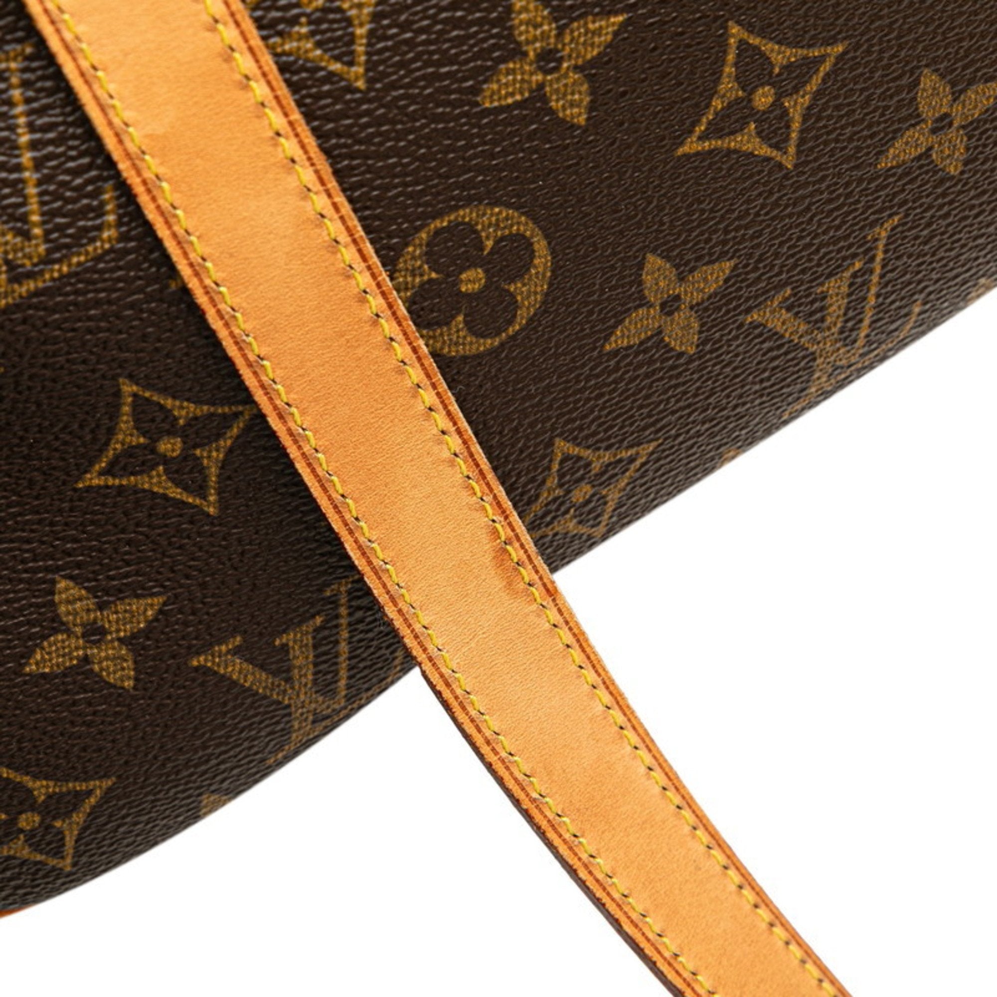 Louis Vuitton Monogram Brown Pvc Leather Handbag Shoulder Bag (Pre-Owned)