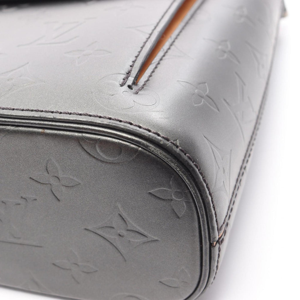 Louis Vuitton Black Leather Shoulder Bag (Pre-Owned)