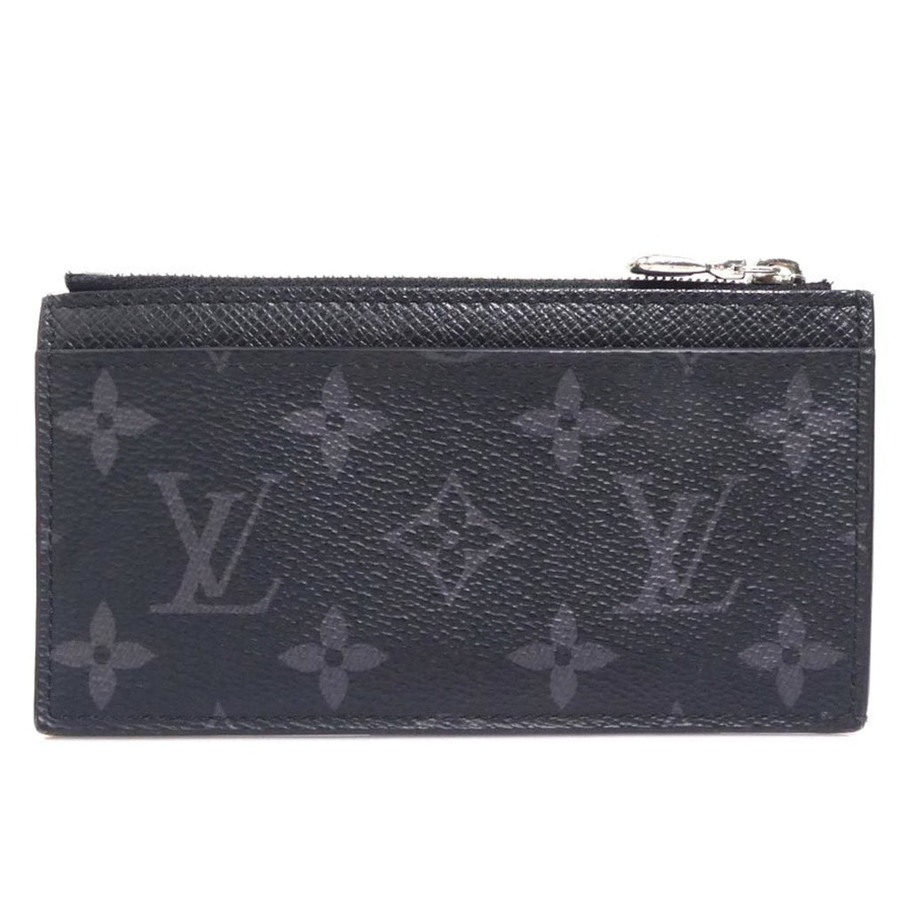 Louis Vuitton Black Gray Pvc Leather Coin Purse/Coin Case (Pre-Owned)