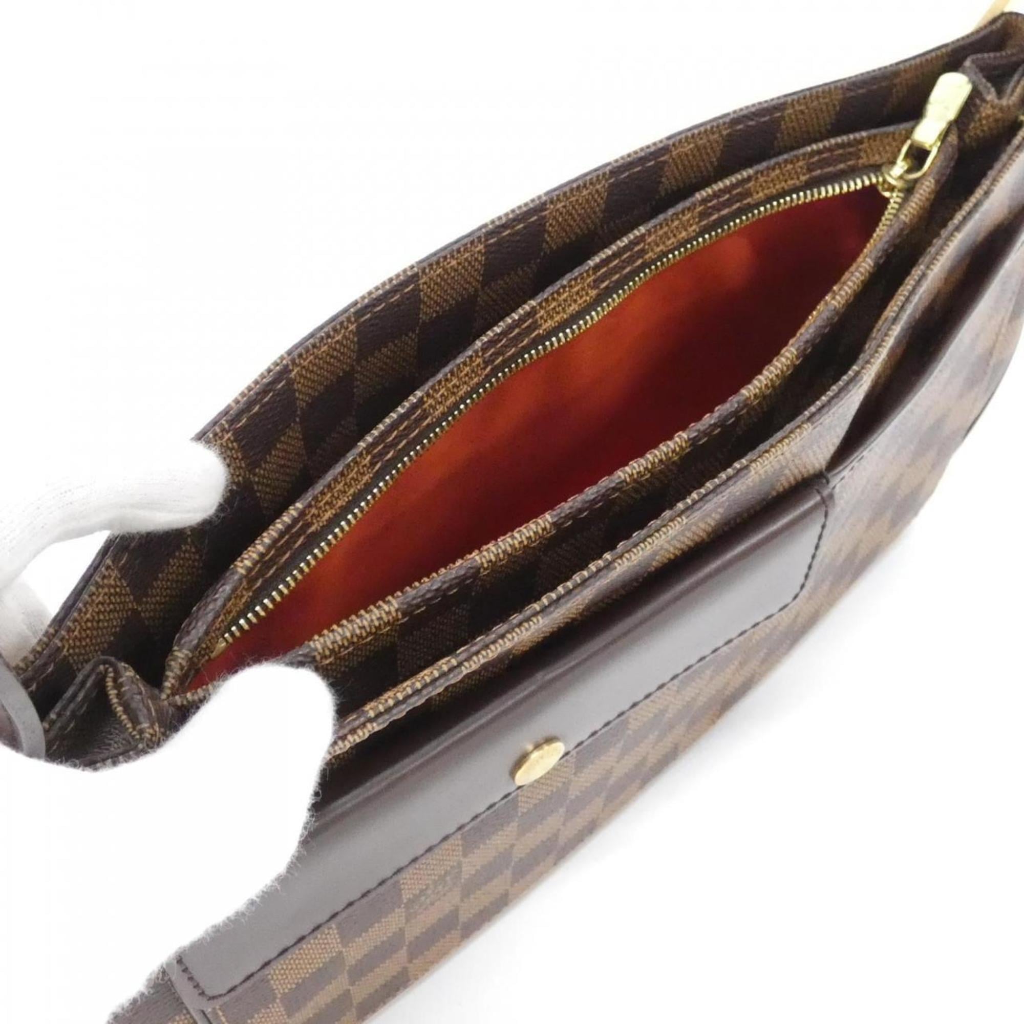Louis Vuitton Brown Coated Canvas Shoulder Bag (Pre-Owned)