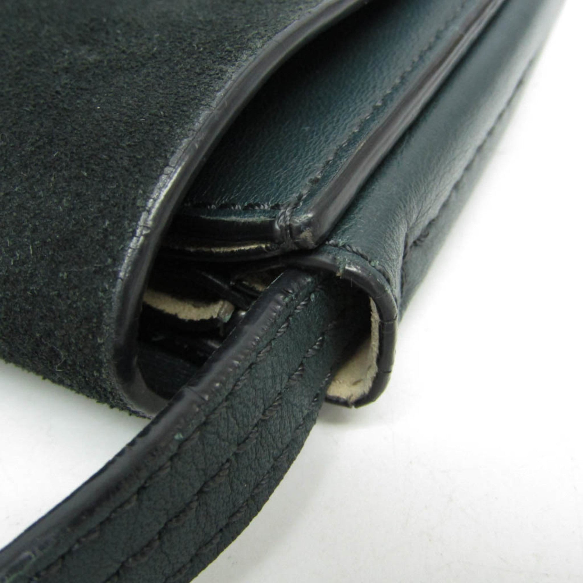 Faye Shoulder Bag Leather and Suede Small