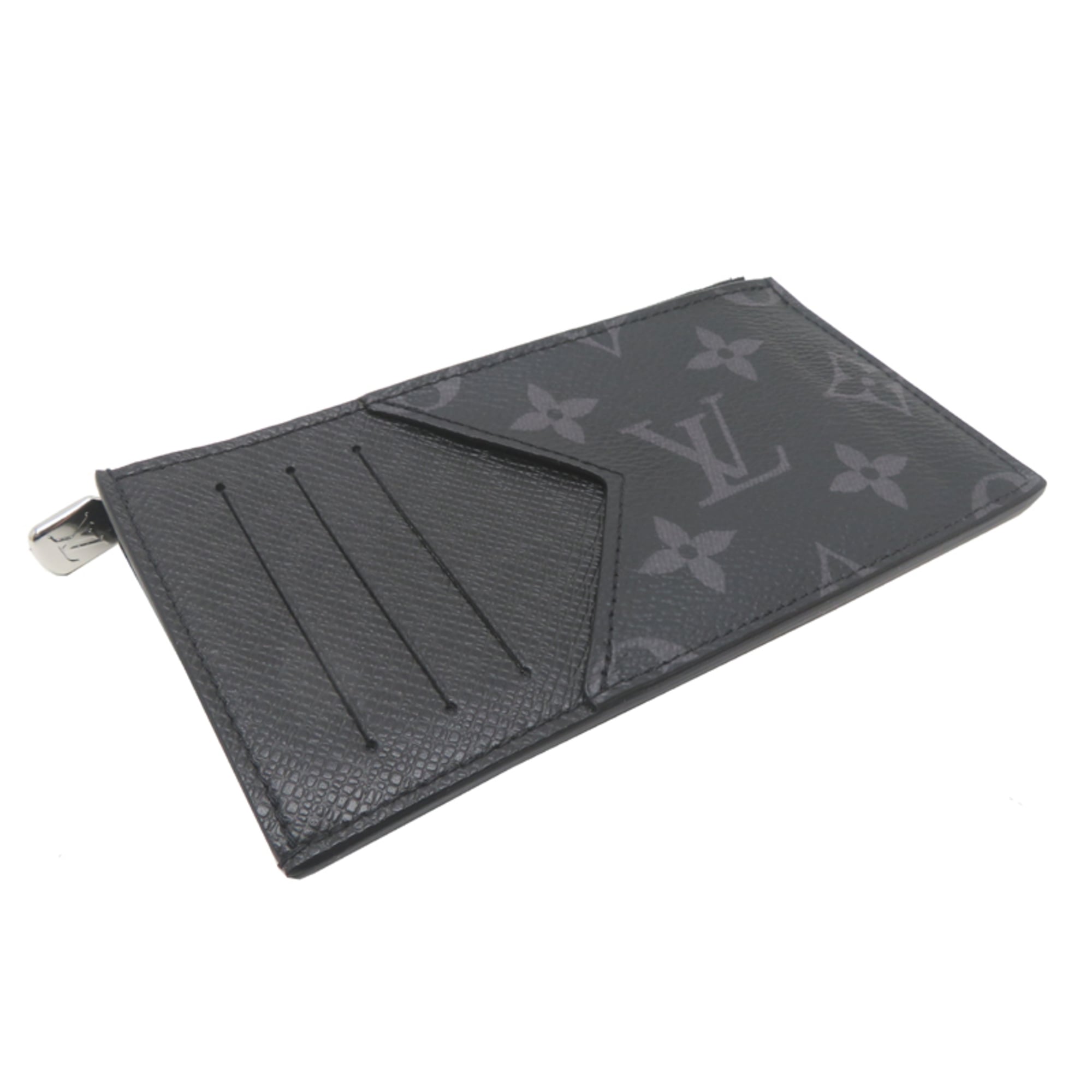 Louis Vuitton Black Monogram Eclipse Coin Purse/Coin Case (Pre-Owned)