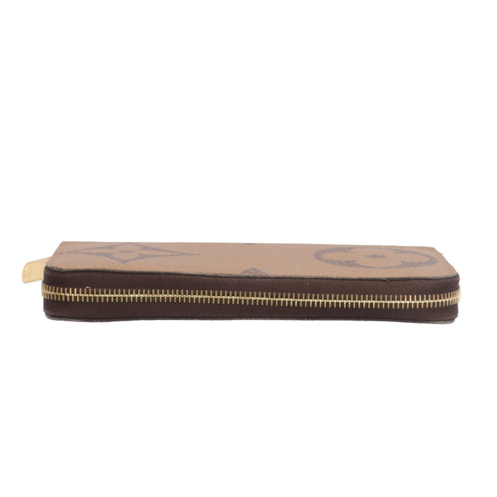 Louis Vuitton Brown Monogram Long Wallet (Bi-Fold) (Pre-Owned)