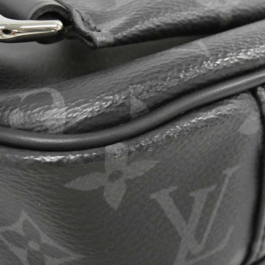 Louis Vuitton Black Coated Canvas Shoulder Bag (Pre-Owned)