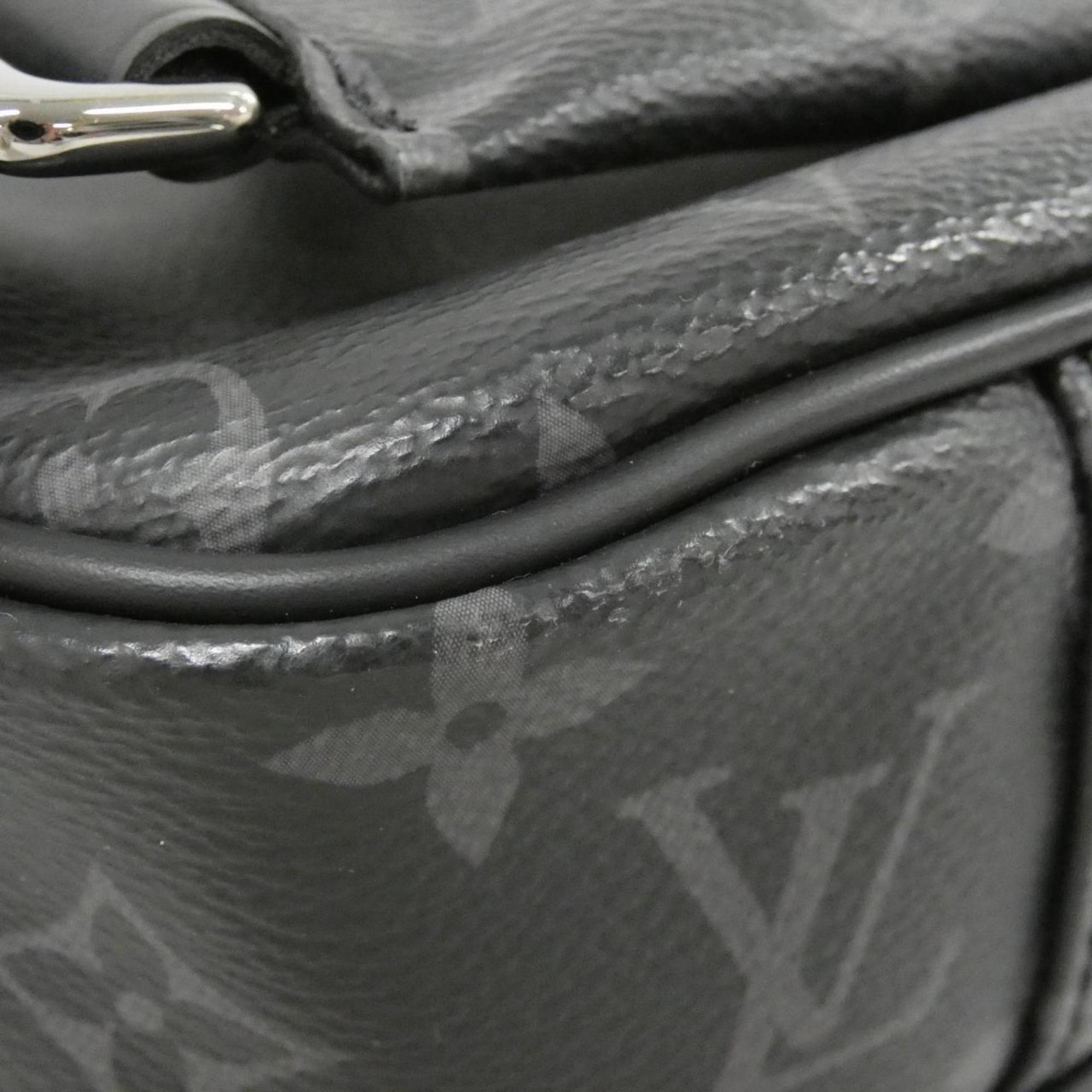 Louis Vuitton Black Coated Canvas Shoulder Bag (Pre-Owned)