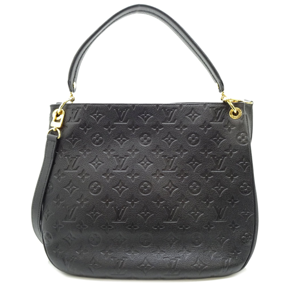 Louis Vuitton Black Noir Monogram Empreinte Shoulder Bag (Pre-Owned)