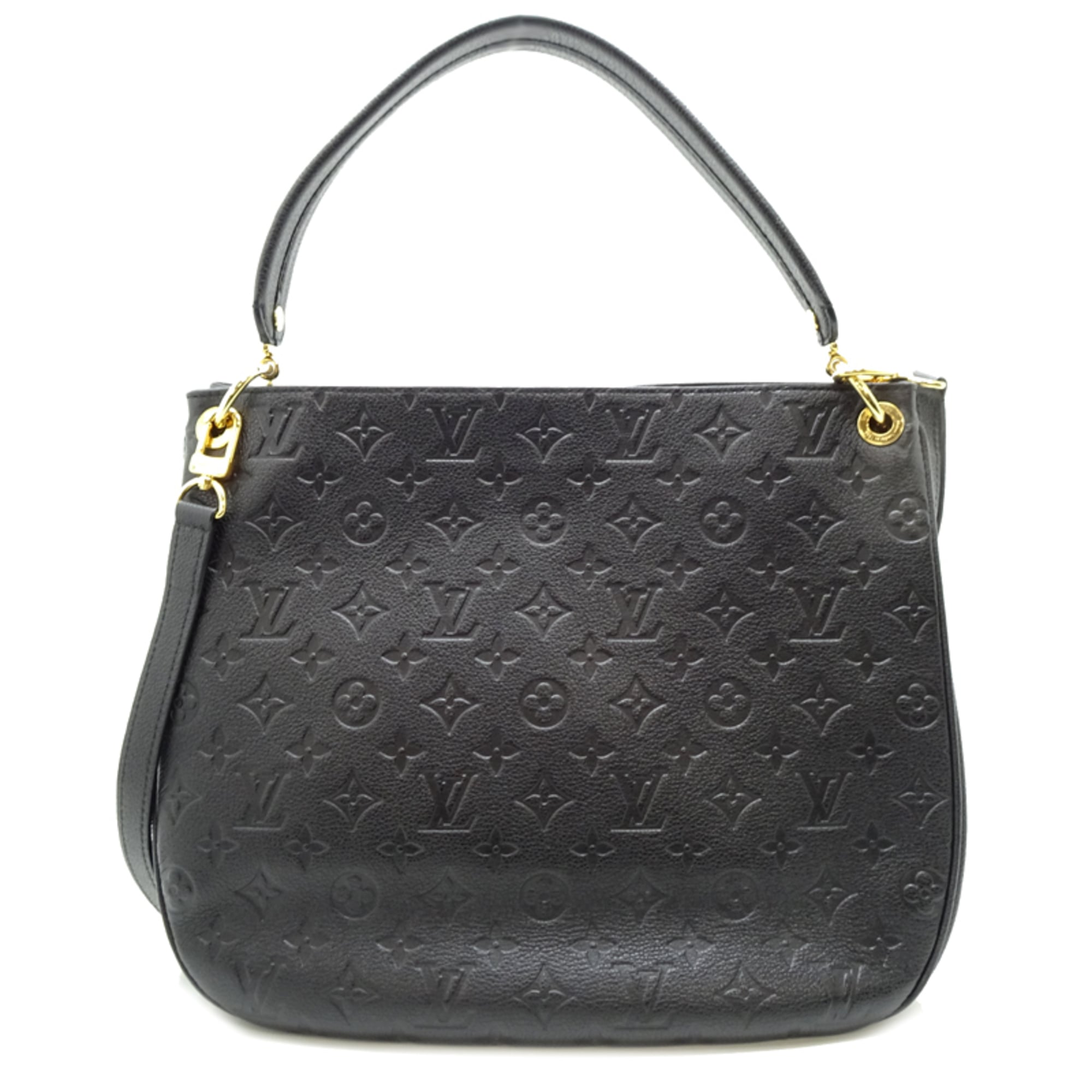 Louis Vuitton Black Noir Monogram Empreinte Shoulder Bag (Pre-Owned)