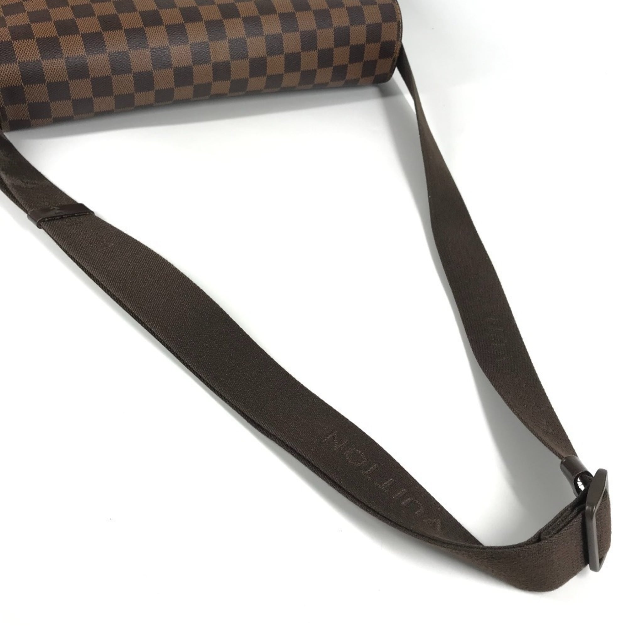 Louis Vuitton Damier Brown Ebene Damier Canvas Messenger Bag Shoulder Bag (Pre-Owned)