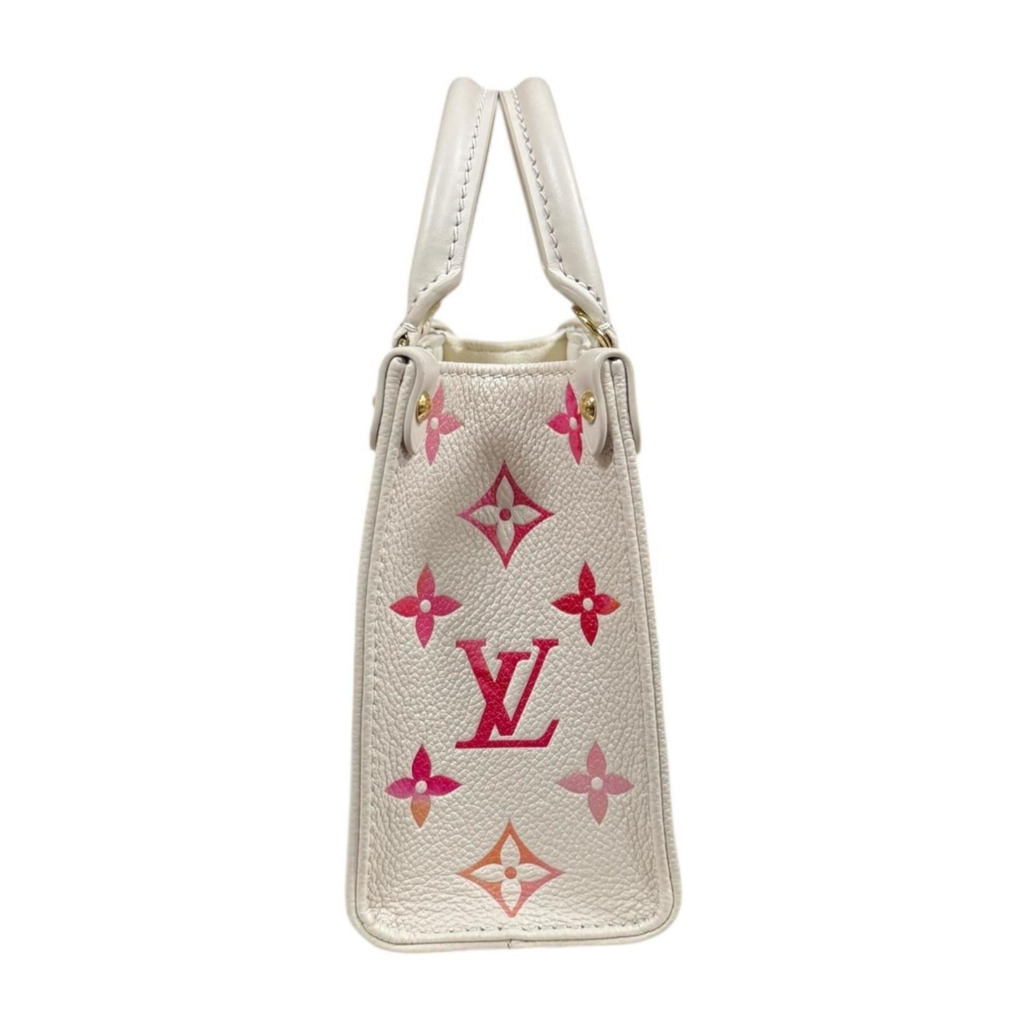 Louis Vuitton Orange Pink White Monogram Empreinte Shoulder Bag (Pre-Owned)