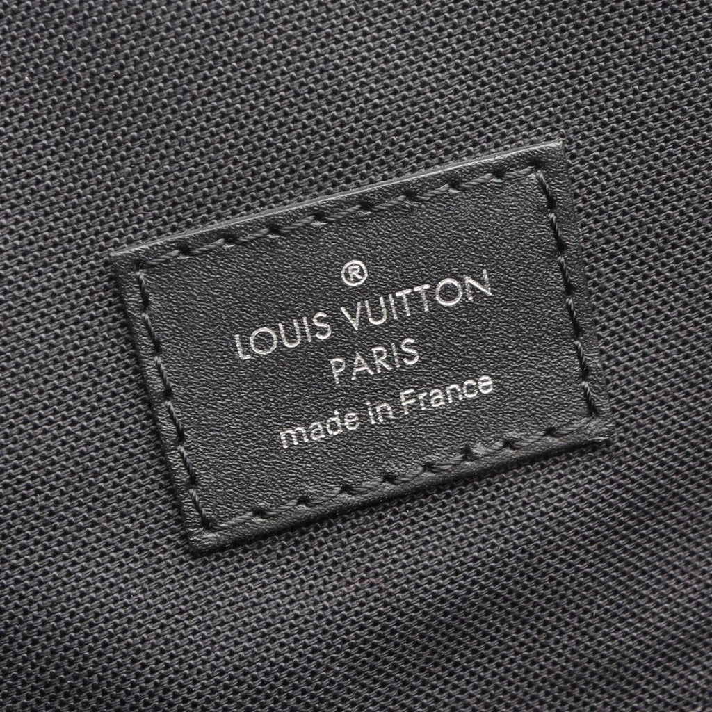 Louis Vuitton Black Brown Monogram Macassar Coated Canvas Leather Backpack (Pre-Owned)