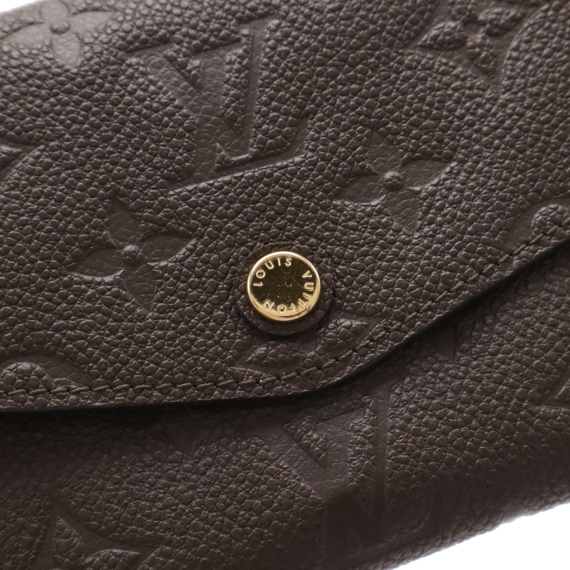 Louis Vuitton Monogram Empreinte Earth Monogram Empreinte Long Wallet (Bi-Fold) (Pre-Owned)