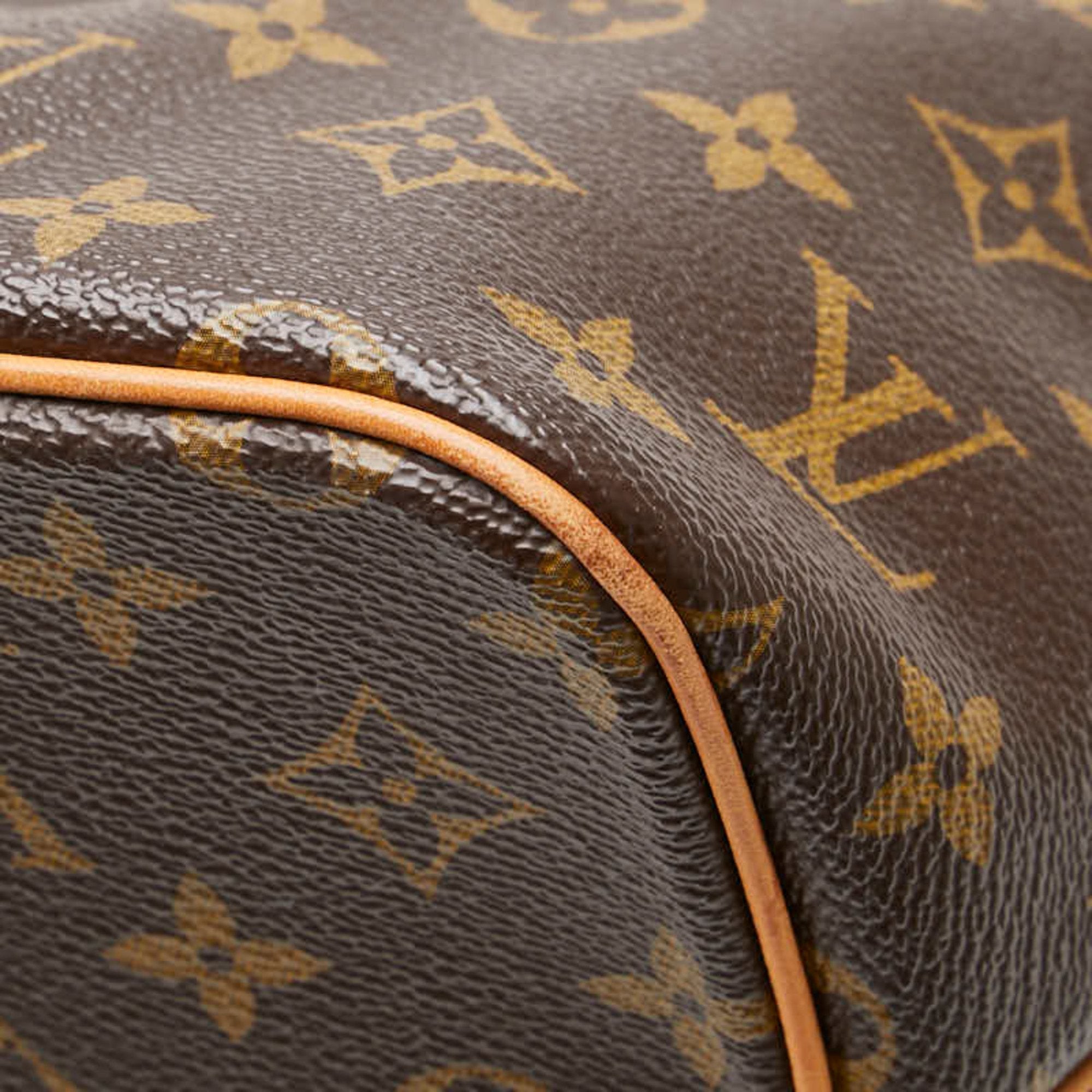 Louis Vuitton Brown Pvc Leather Handbag Shoulder Bag (Pre-Owned)