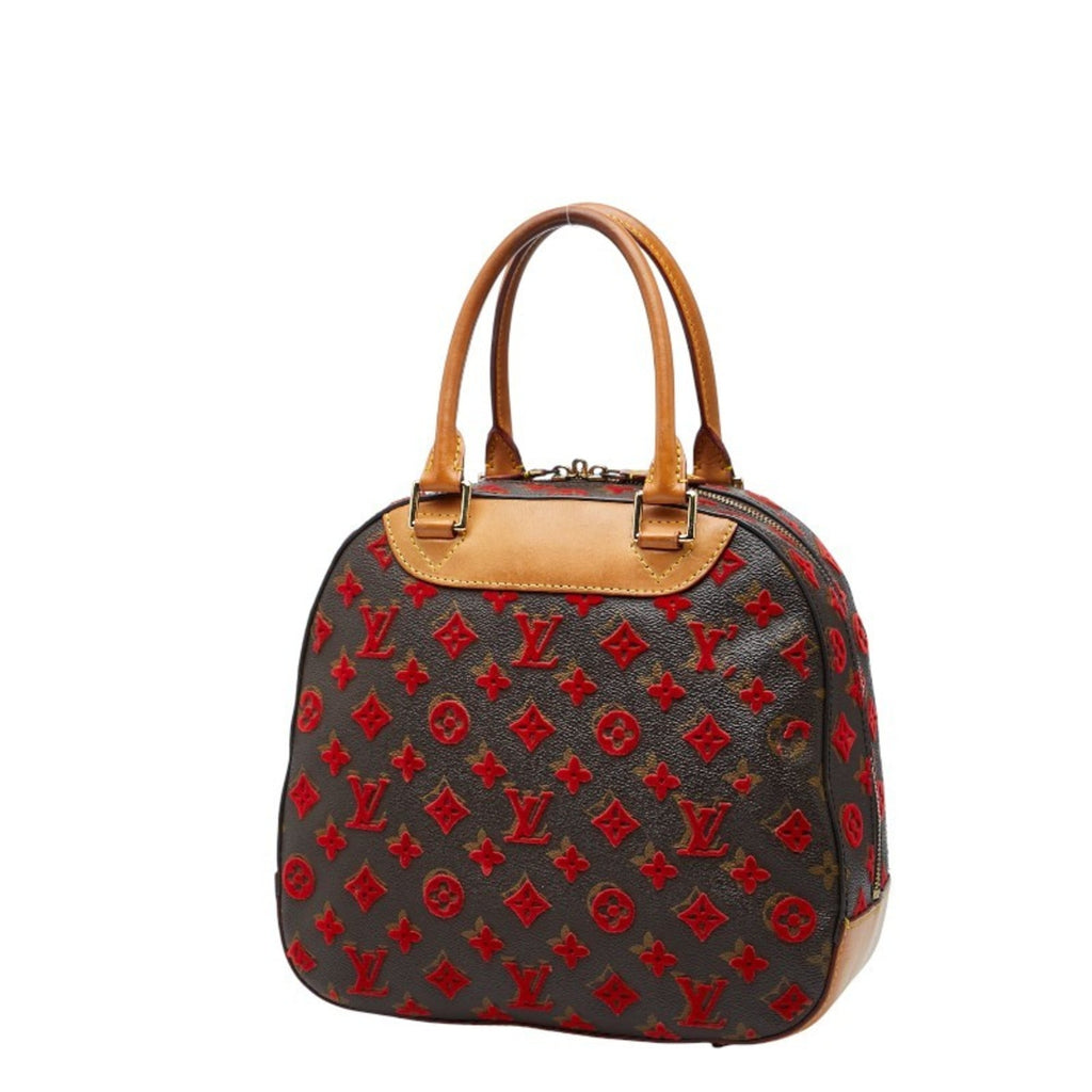 Louis Vuitton Brown Pvc Leather Handbag (Pre-Owned)