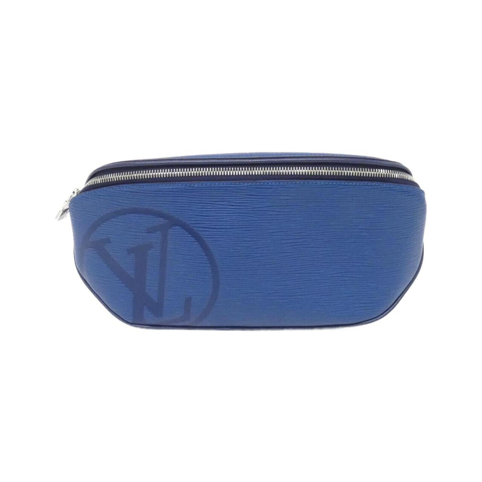 Louis Vuitton Epi Azur Blue Leather Shoulder Bag (Pre-Owned)
