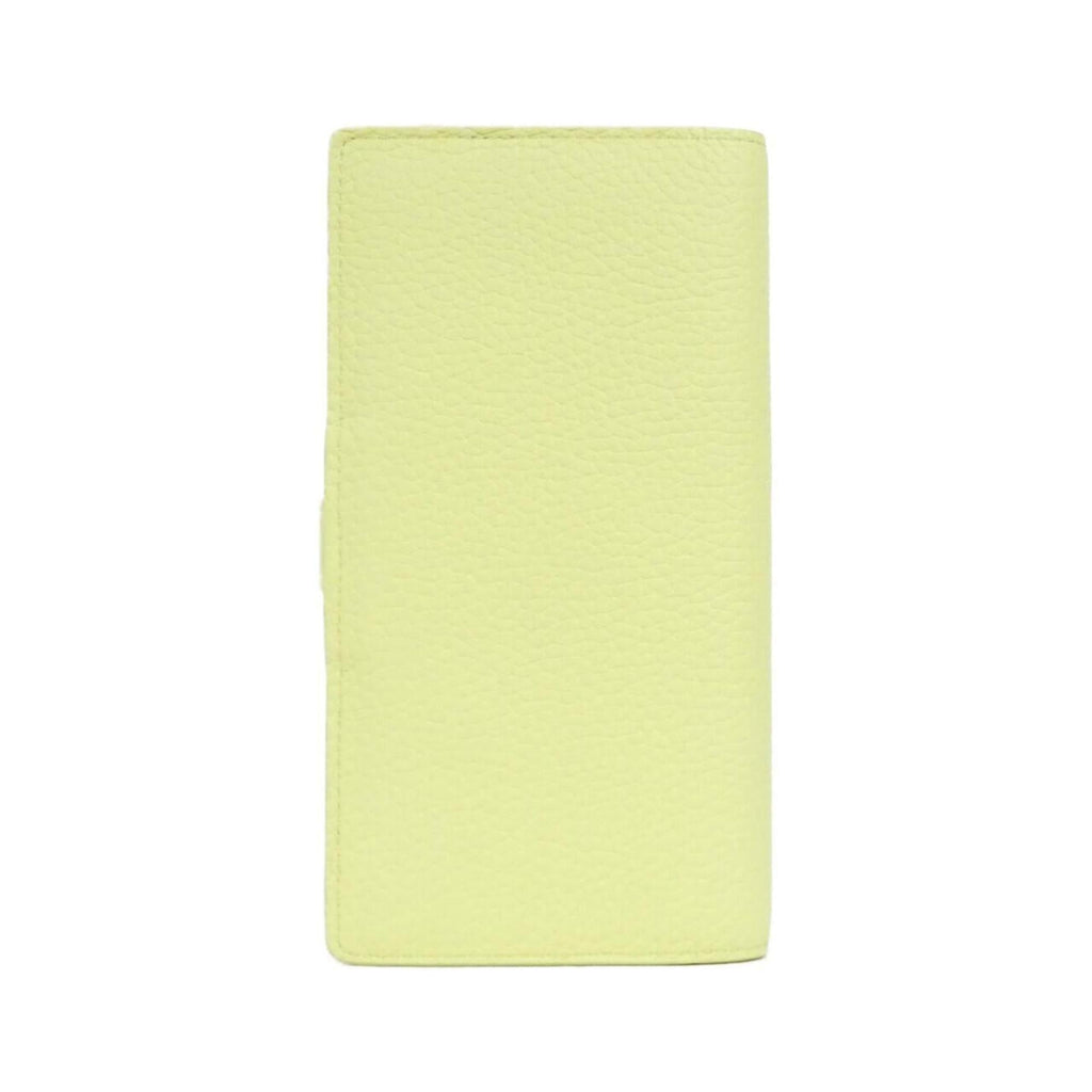 Louis Vuitton Green Leather Long Wallet (Bi-Fold) (Pre-Owned)