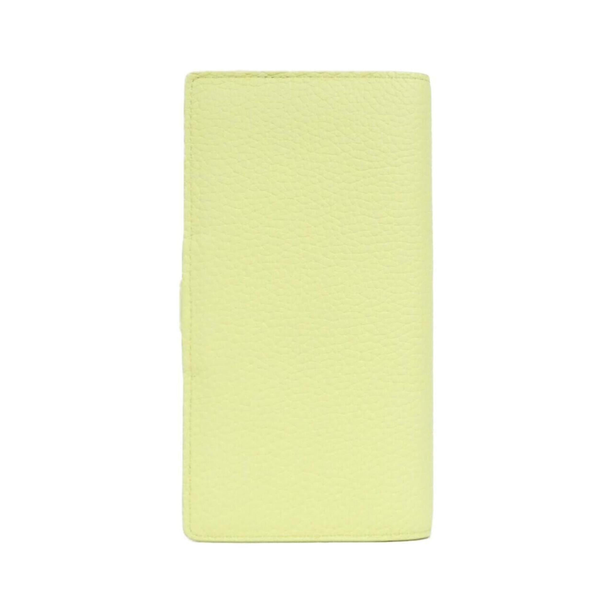 Louis Vuitton Green Leather Long Wallet (Bi-Fold) (Pre-Owned)