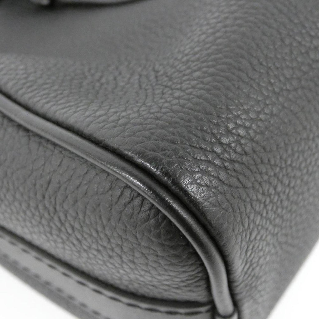 Louis Vuitton Black Leather Boston Bag (Pre-Owned)